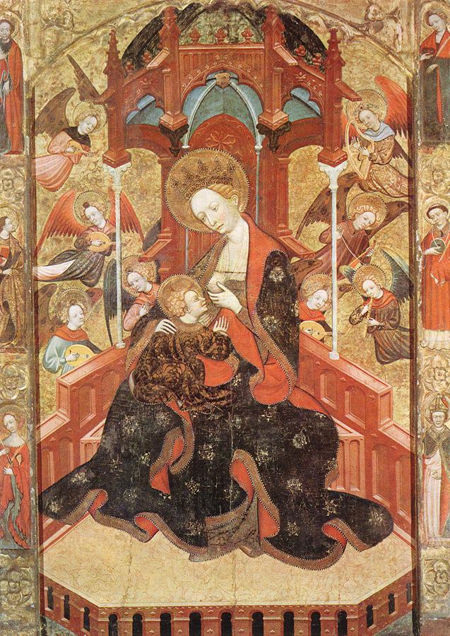 SERRA, Pedro Madonna and Child with Angels Playing Music